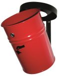 Abfallbehälter TKG FIRE EX 24 Liter Wandanbringung Rot